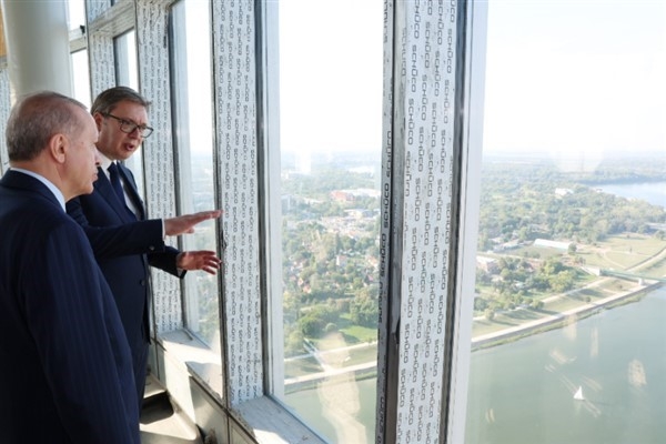 Cumhurbaşkanı Erdoğan, Belgrad Kulesi’ni ziyaret etti