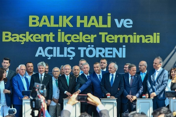 Yeni Balık Hali ve Başkent İlçeler Terminali açıldı