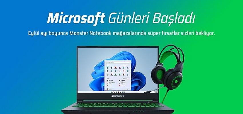 Monster Notebook’ta “Microsoft Günleri” çeşitli avantajlar ve ödüllü buluşmalarla başladı