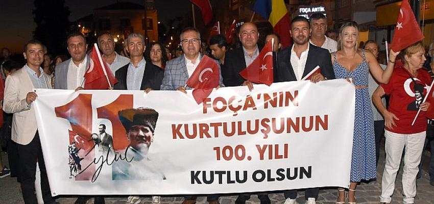 Foça’da Kurtuluşun 100. Yılı Coşkusu