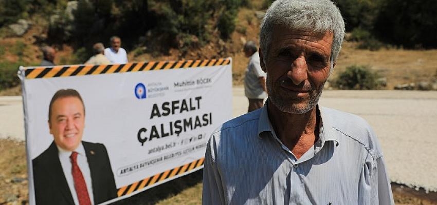 Antalya Serik’te 30 kilometrelik  grup yolu asfaltlanıyor