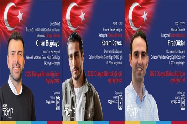 TOYP Dünya Finali’nde  3 Türk genci