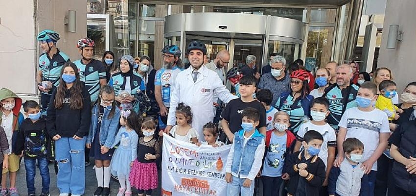 500 çocuğun sağlığına kavuştuğu günün anısına pedallar çocuklar için döndü