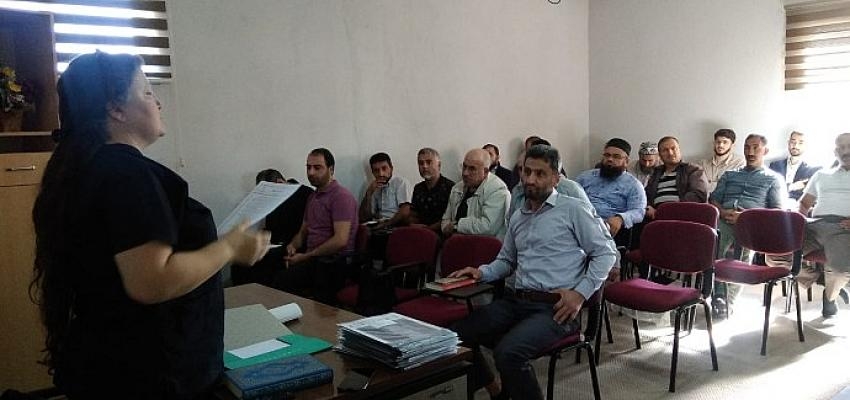 Bilecik Pazaryeri ilçesinde din görevlilerine prostat kanseri farkındalık semineri