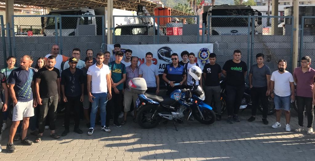 Emniyetten Motosiklet Sürücü Adaylarına Trafik İkazı