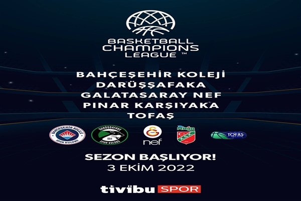 Fiba Basketbol Şampiyonlar Ligi Tivibu’da