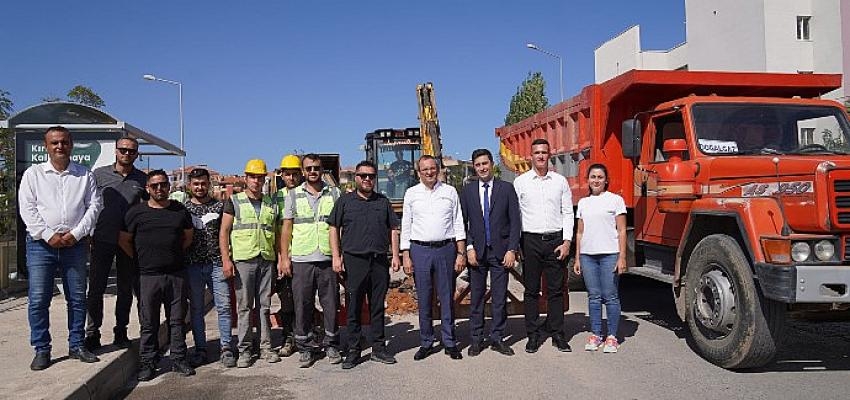 Ve Başlıyor: Ayvalık Ali Çetinkaya Mahallesi’nde Doğalgaz İçin İlk Kepçe Vuruldu