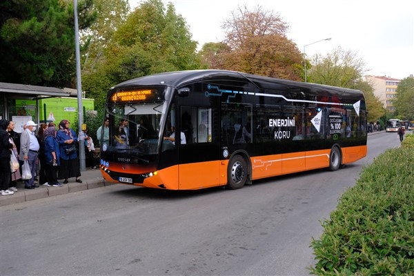 Eskişehirde Elektrikli otobüsler test sürüşüne çıktı