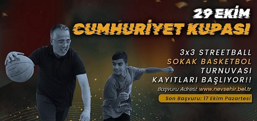 3x3 Sokak Basketbolu 29 Ekim Cumhuriyet Turnuvası İçin Kayıtlar Başladı