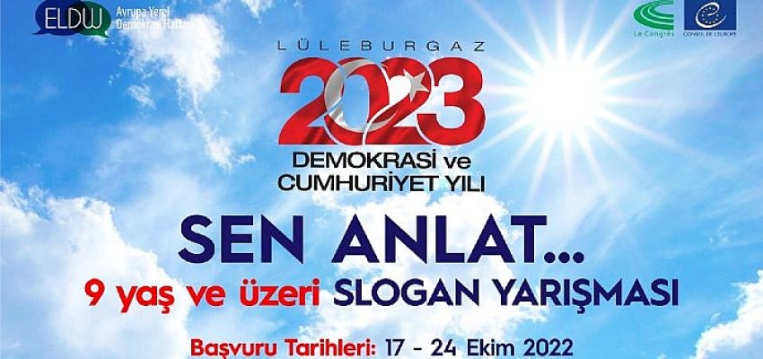 Demokrasi ve Cumhuriyet’in 100. yıl sloganını belirle:  Demokrasi ve Cumhuriyet Yılı Slogan Yarışması başlıyor