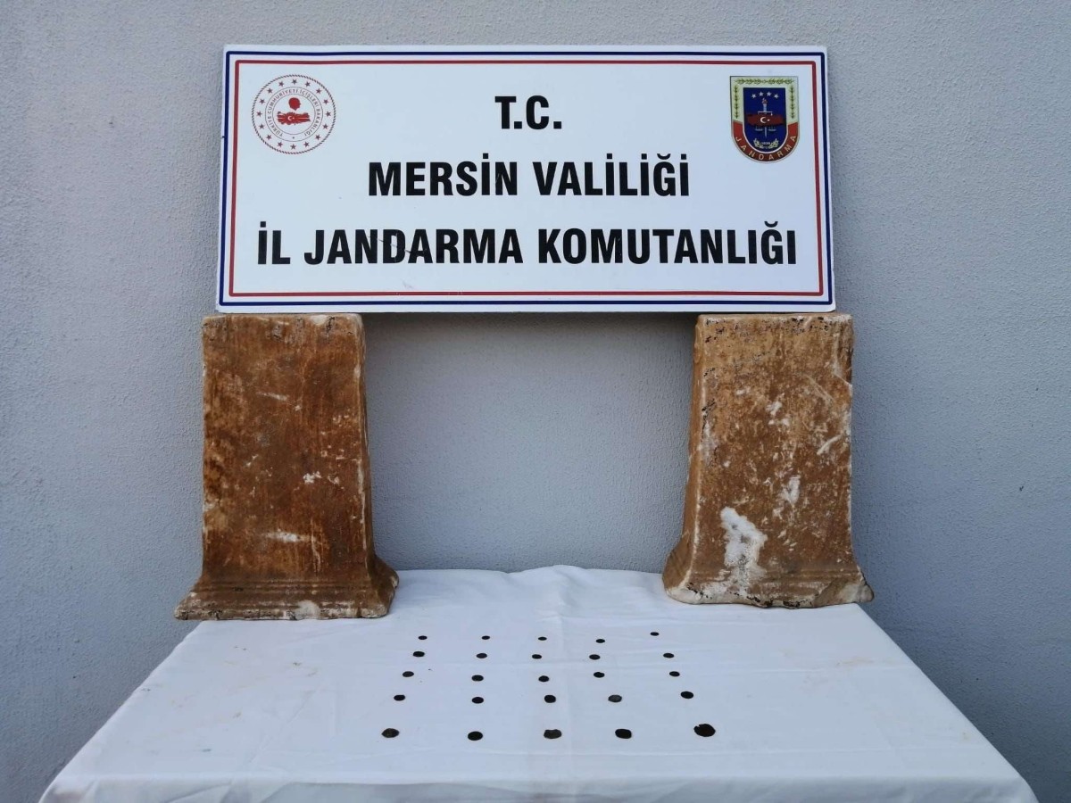 JANDARMADAN TARİHİ ESER KAÇAKÇISINA SUÇÜSTÜ