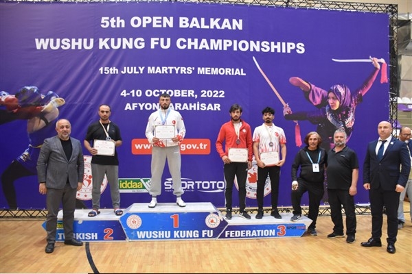Wushu Balkan Şampiyonası Afyonkarahisar’da sona erdi