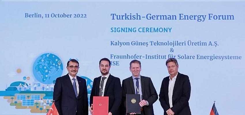 Kalyon Enerji ile Fraunhofer Enstitüsü güneş enerjisi teknolojileri için iş birliği yaptı