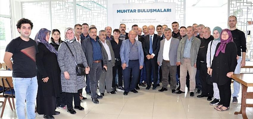 Başkan Büyükakın: Muhtarlarımızı çözüm ortağı olarak görüyoruz