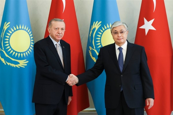Cumhurbaşkanı Erdoğan, Kazakistan mevkidaşı Tokayev ile ortak basın toplantısı düzenledi