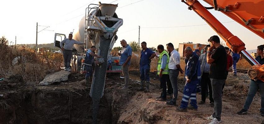 Arıza giderildi, hatta su verilmeye başlandı