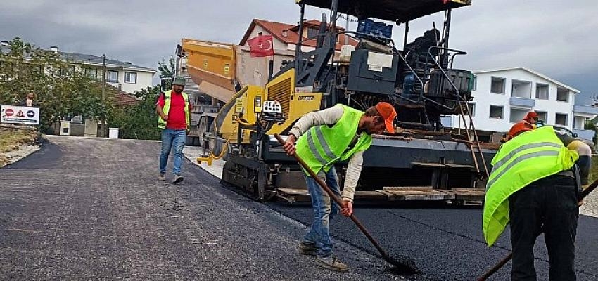 Kartepe Yeşiltepe Caddesi asfaltlandı