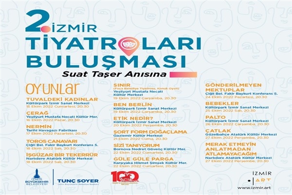 2. İzmir Tiyatroları Buluşması başlıyor