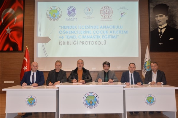 Çocuk  Atletizmi ve temel jimnastik eğitimi protokolü imzalandı