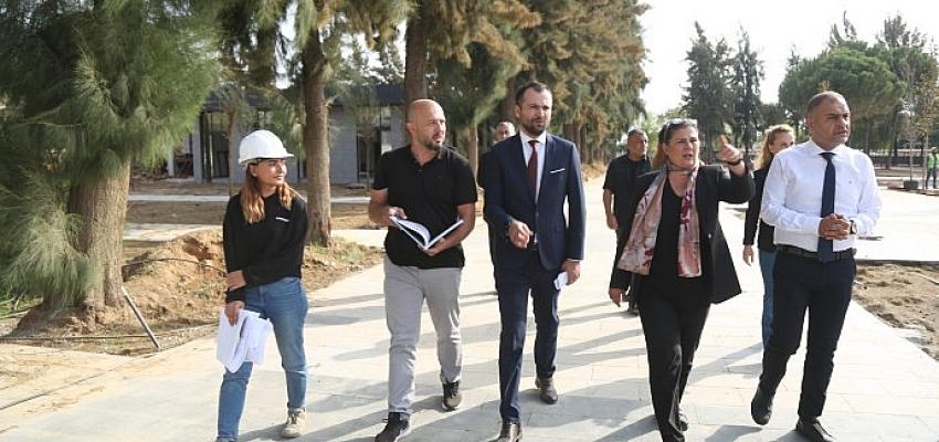 Mevcut ağaçların tümünün korunduğu alana 502 yeni ağaç daha dikildi