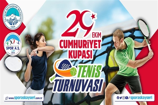 Kayseri’den 29 Ekim’e özel tenis turnuvası