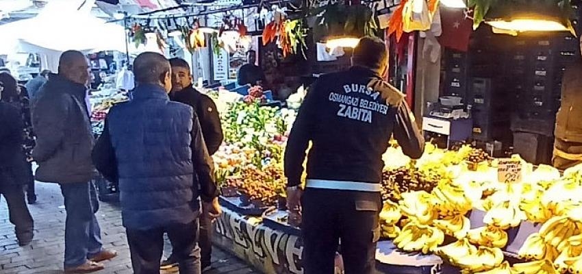 Osmangazi Zabıtadan Pazarcılara Hileli Işık Cezası