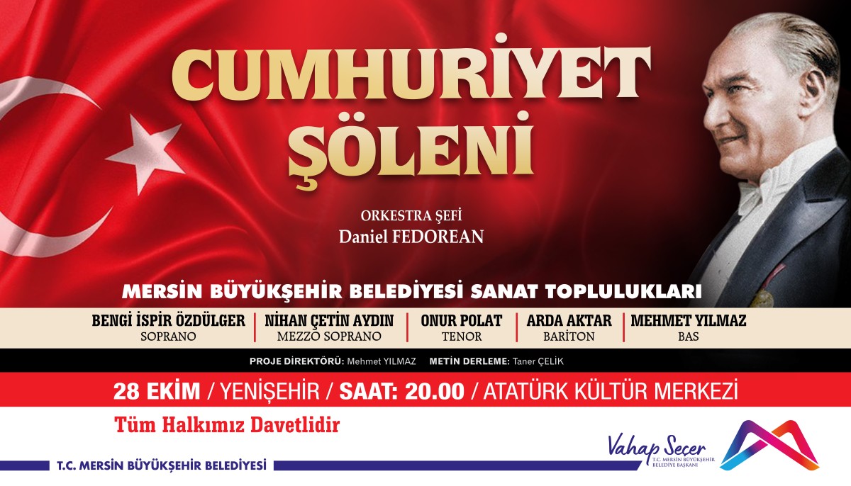 Büyükşehir’den 29 Ekim’e Yakışır Cumhuriyet Şöleni