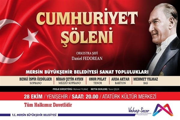 Mersin’de oratoryo ile 29 Ekim kutlanacak