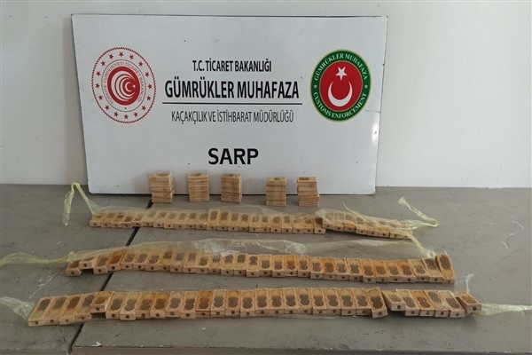 Gümrük Muhafaza ekiplerinin Sarp Sınır Kapısı