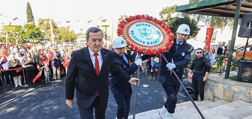 Gültepe’de Cumhuriyet Bayramı  Türküler ve zeybekle kutlandı