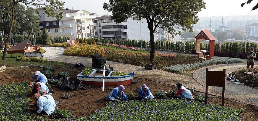 Macera Bursa Kış Çiçekleriyle Yenileniyor