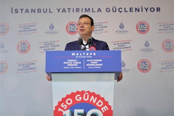 İmamoğlu: ″2023’ün ilk aylarına ‘100 günde 100 proje’ kampanyasını hazır edeceğiz″