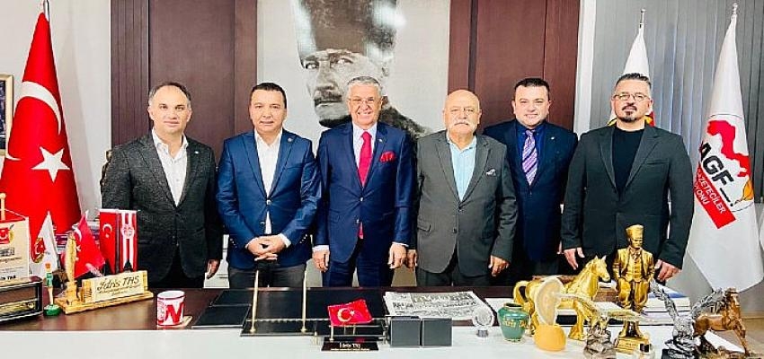 Kemer Belediye Başkanı Necati Topaloğlu’ndan AGC’ye ziyaret