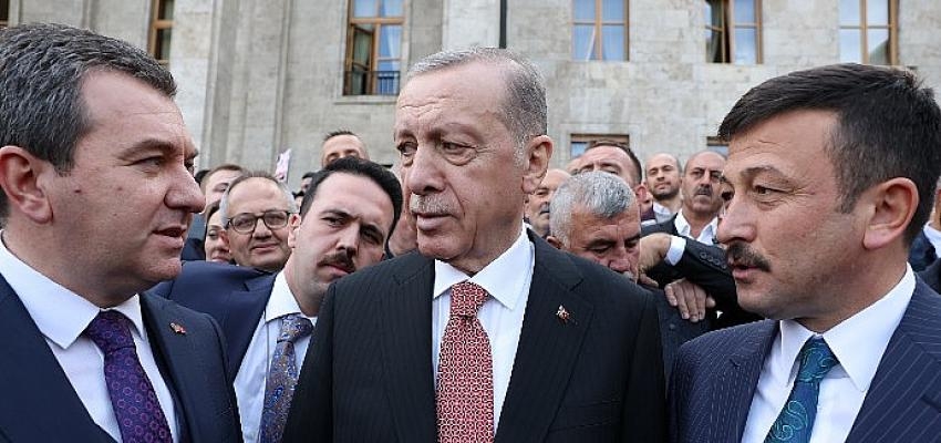 Bergama Belediye Başkanı Hakan Koştu, Cumhurbaşkanı Recep Tayyip Erdoğan ile görüştü