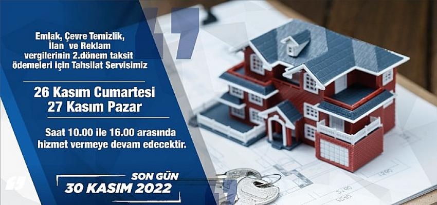 Canik Belediyesi  Tahsilat Servisi Hafta Sonu Açık Olacak