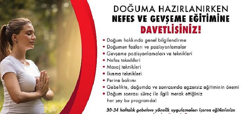 Nefes ve Gevşeme Eğitimi Doğumu Kolaylaştırıyor