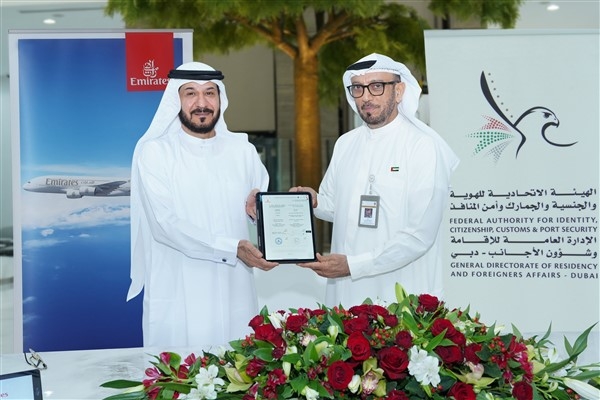 Emirates ile GDRFA arasında biyometrik veri anlaşması imzanladı
