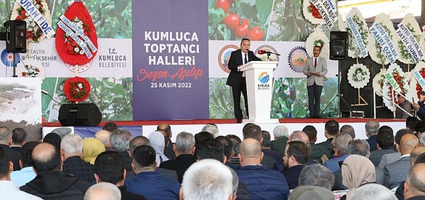 Kumluca Toptancı Halleri sezonu açtı