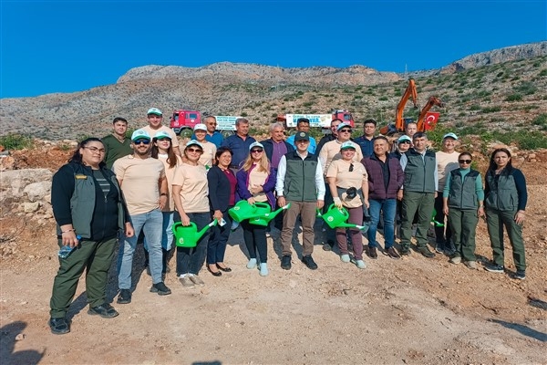 Akkuyu Nükleer çalışanları ″ Geleceğe Nefes″ etkinliği kapsamında fidan dikti