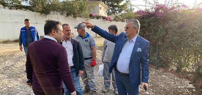 Kemer’de alt ve üstyapı çalışmaları devam ediyor