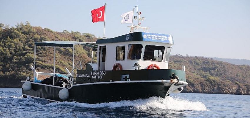 Muğla Büyükşehir Belediyesi 2022’de Teknelerden 4 Milyon Litre Atık Su Toplandı