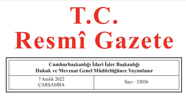 Resmi Gazete başlıkları