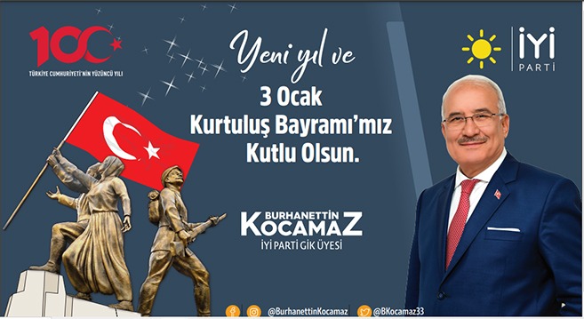 Burhanettin Kocamaz Yeni Yılı ve 3 Ocak Mersin