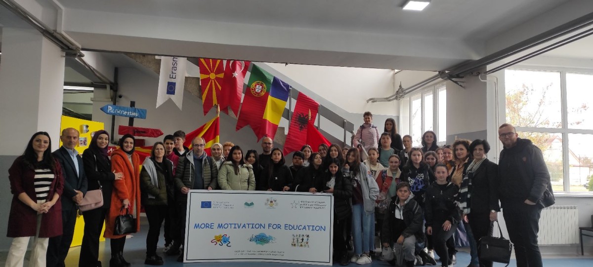 Şehit Şükrü Ünlü Ortaokulu,“More Motıvatıon For Educatıon” Projesi İle  Kuzey Makedonya’da