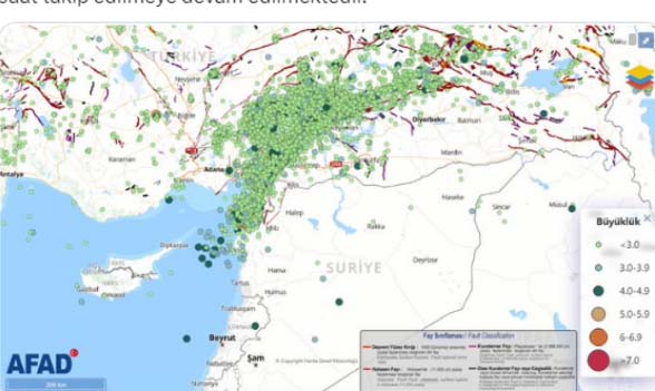 AFAD: 22 Bin 272 Deprem Çözümledi